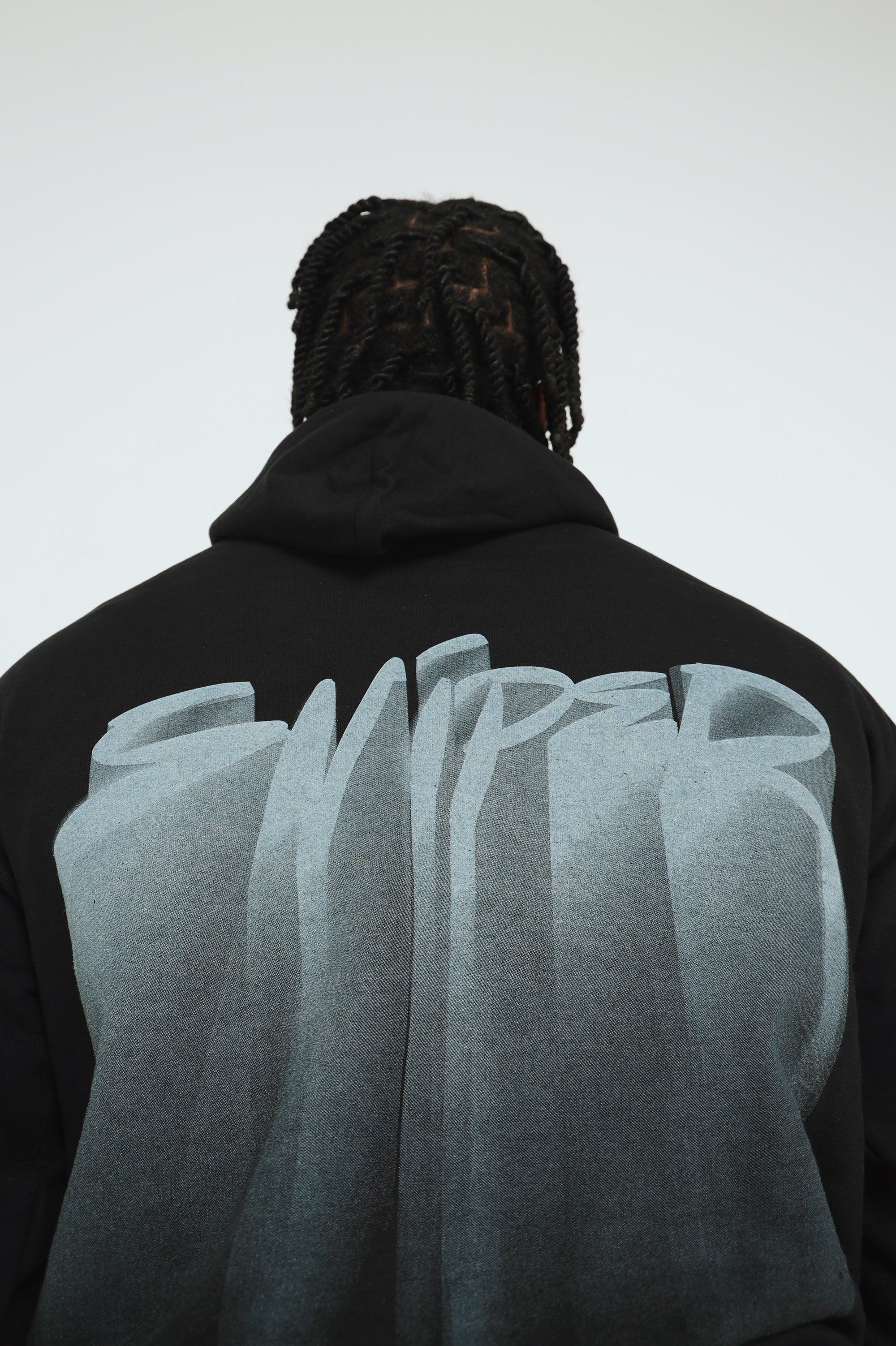 Hoodie: Sniper Gang Logo (Deluxe - Black)