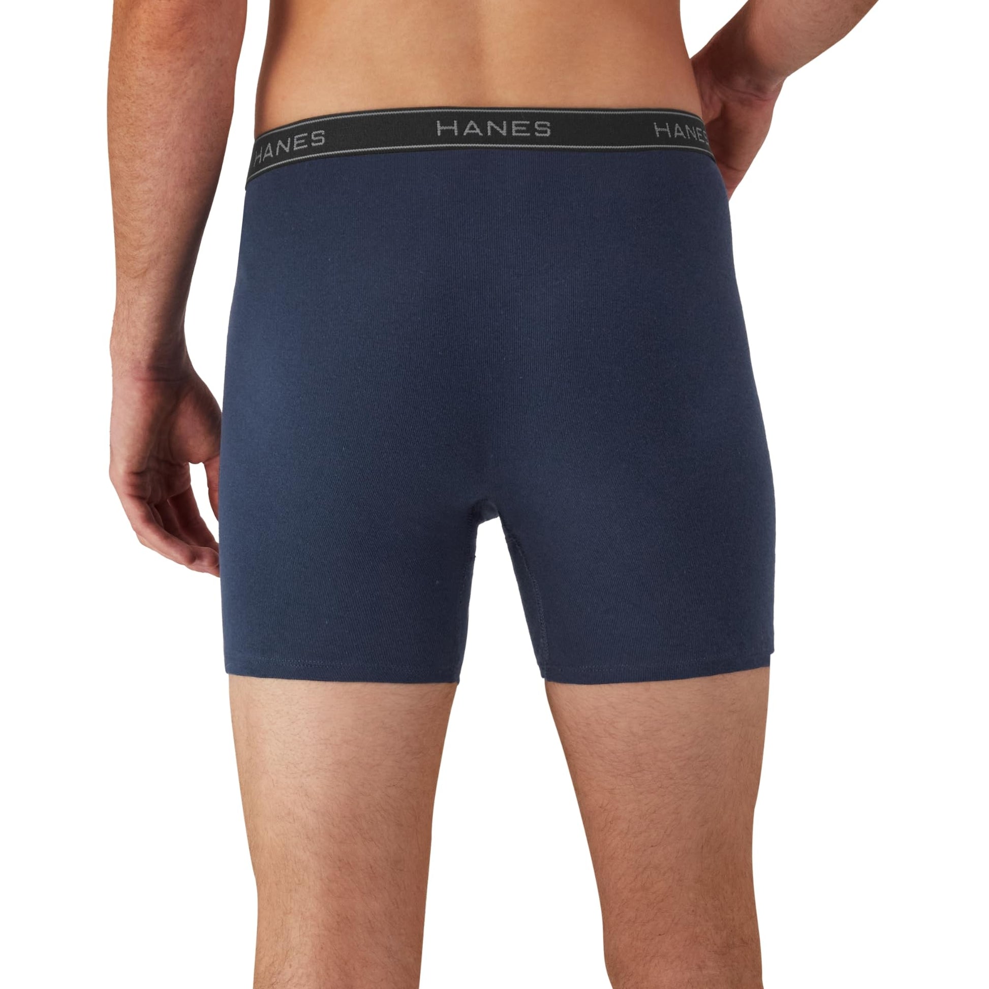 Hanes Men's Boxer Briefs, Cool Dri Moisture-Wicking Underwear, Cotton No-Ride-up for Men, Multi-Packs