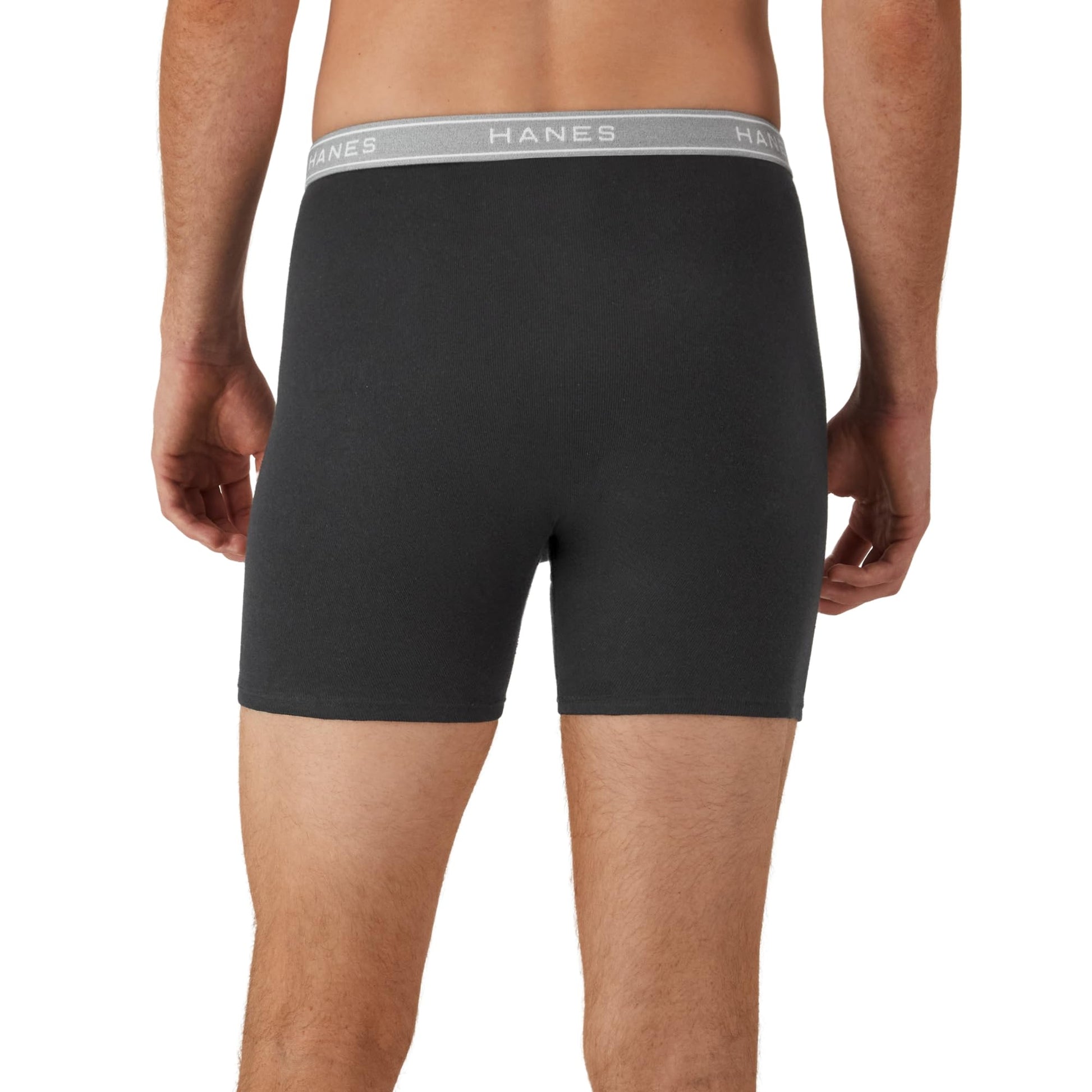Hanes Men's Boxer Briefs, Cool Dri Moisture-Wicking Underwear, Cotton No-Ride-up for Men, Multi-Packs