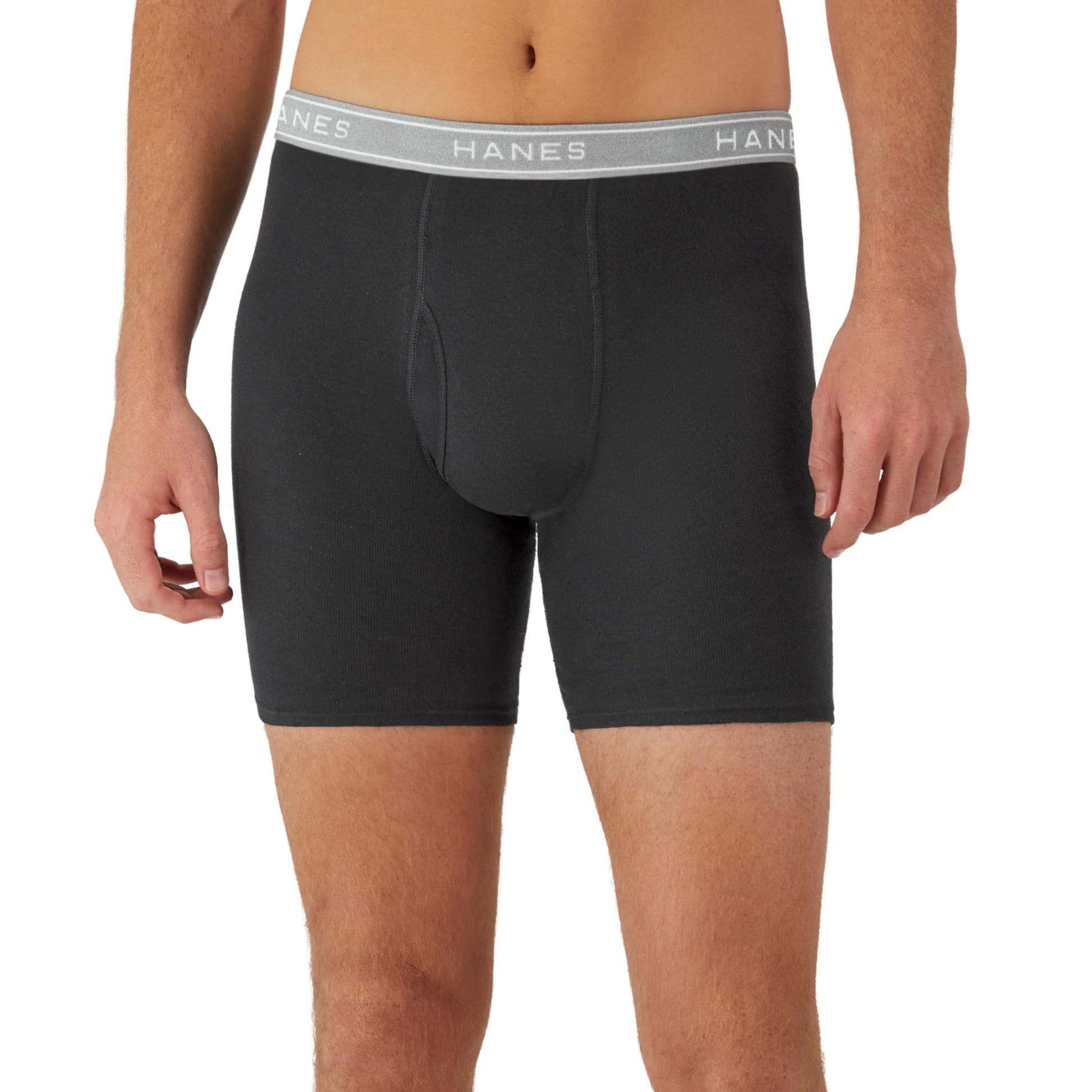 Hanes Men's Boxer Briefs, Cool Dri Moisture-Wicking Underwear, Cotton No-Ride-up for Men, Multi-Packs