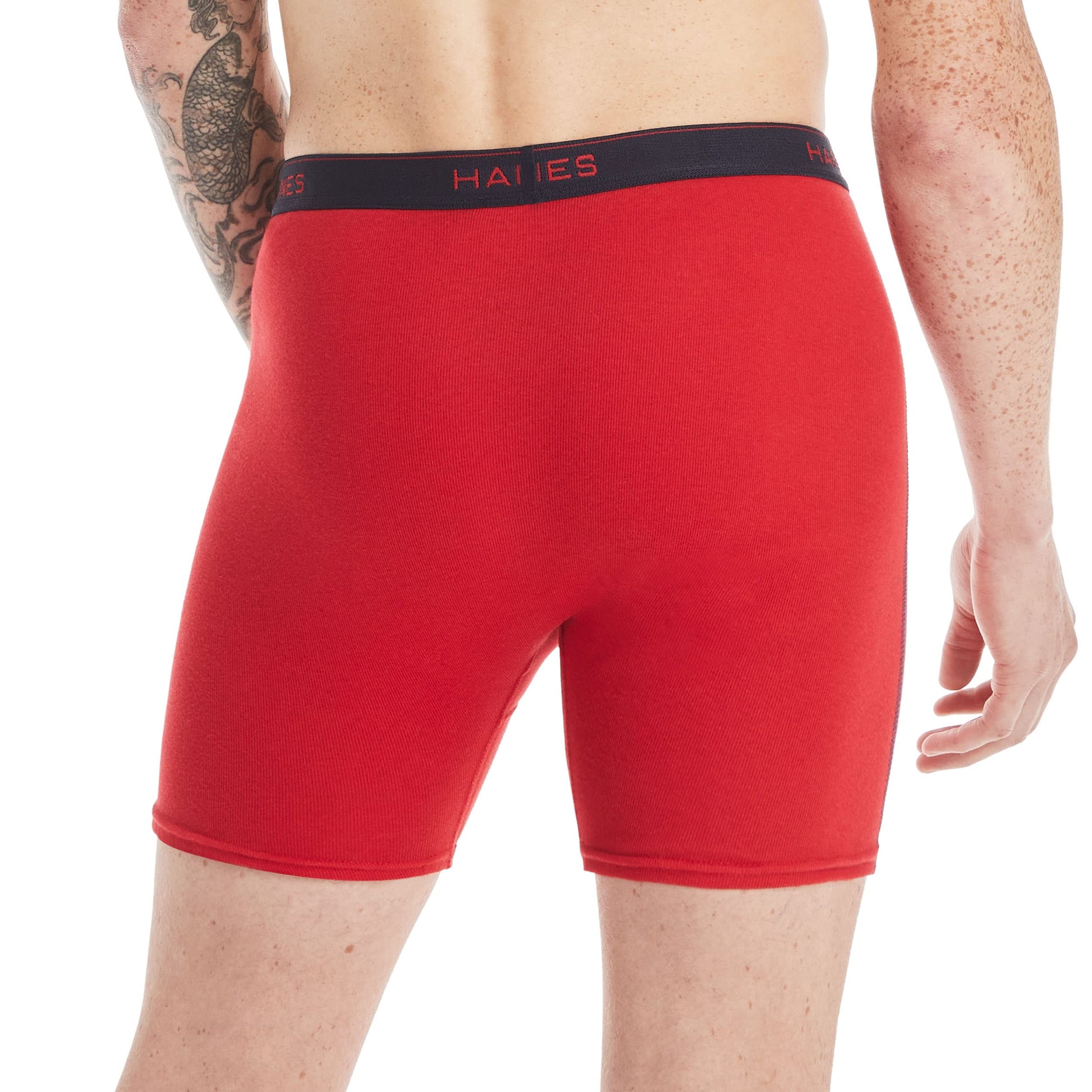 Hanes Men's Boxer Briefs, Cool Dri Moisture-Wicking Underwear, Cotton No-Ride-up for Men, Multi-Packs