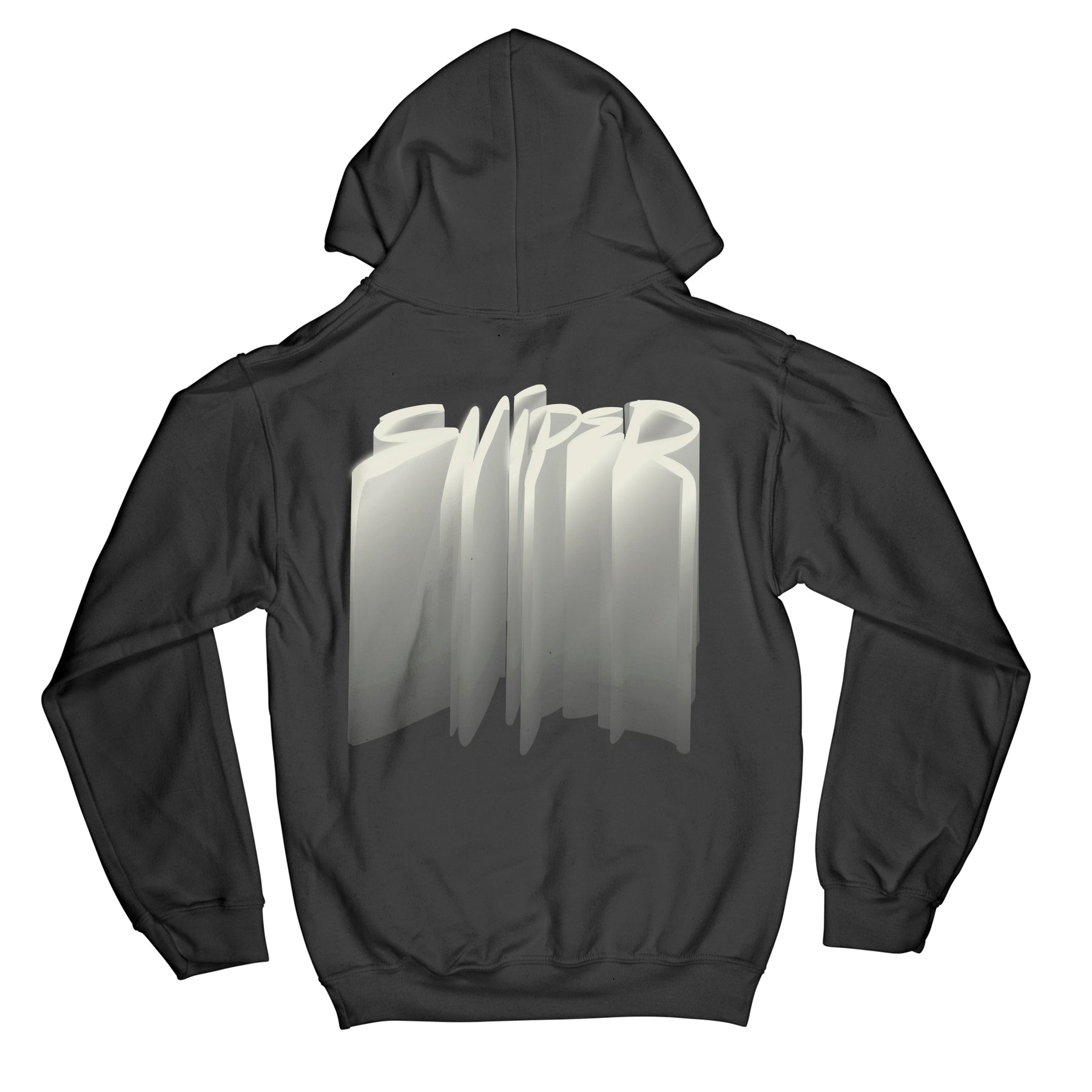 Hoodie: Sniper Gang Logo (Deluxe - Black)