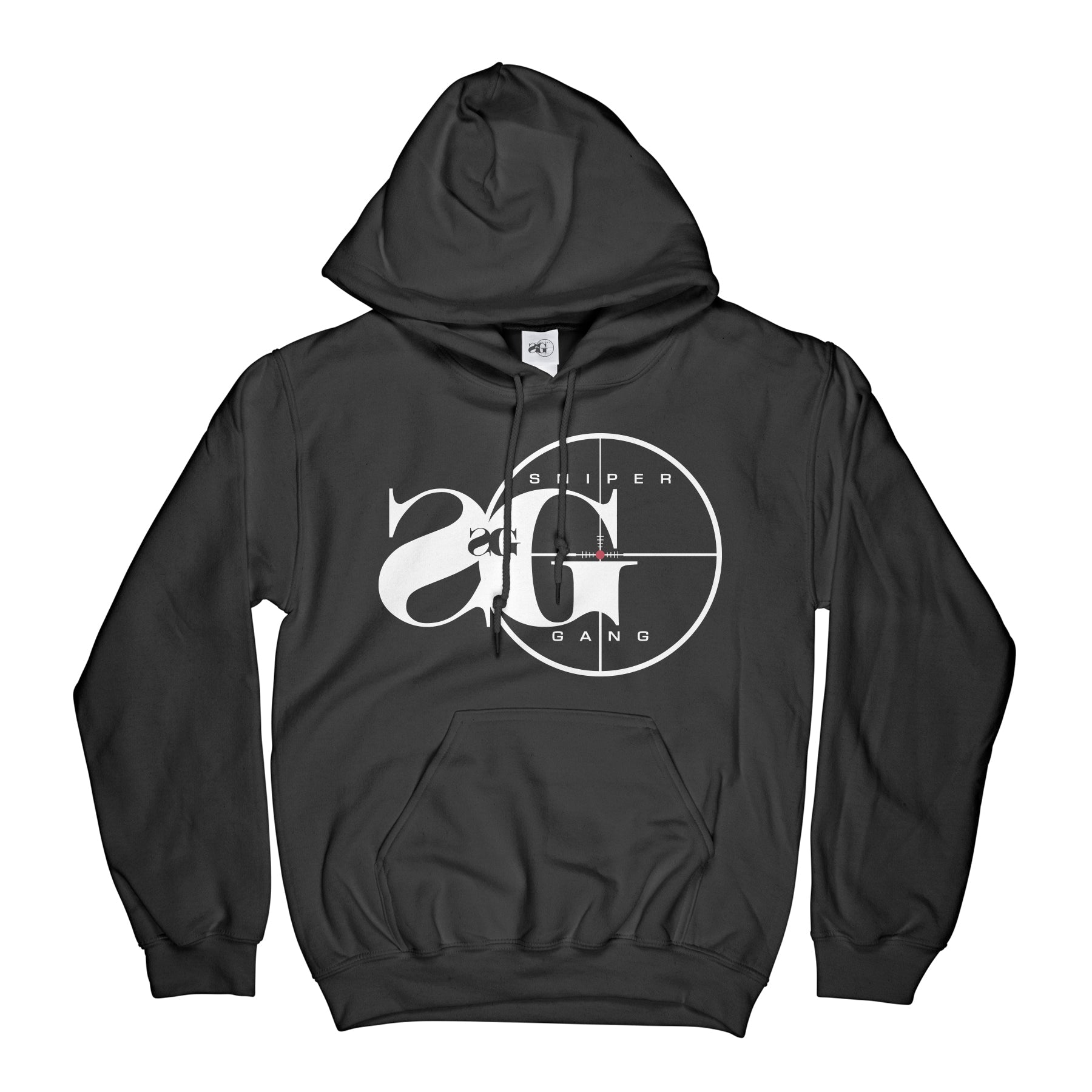 Hoodie: Sniper Gang Logo (Deluxe - Black)