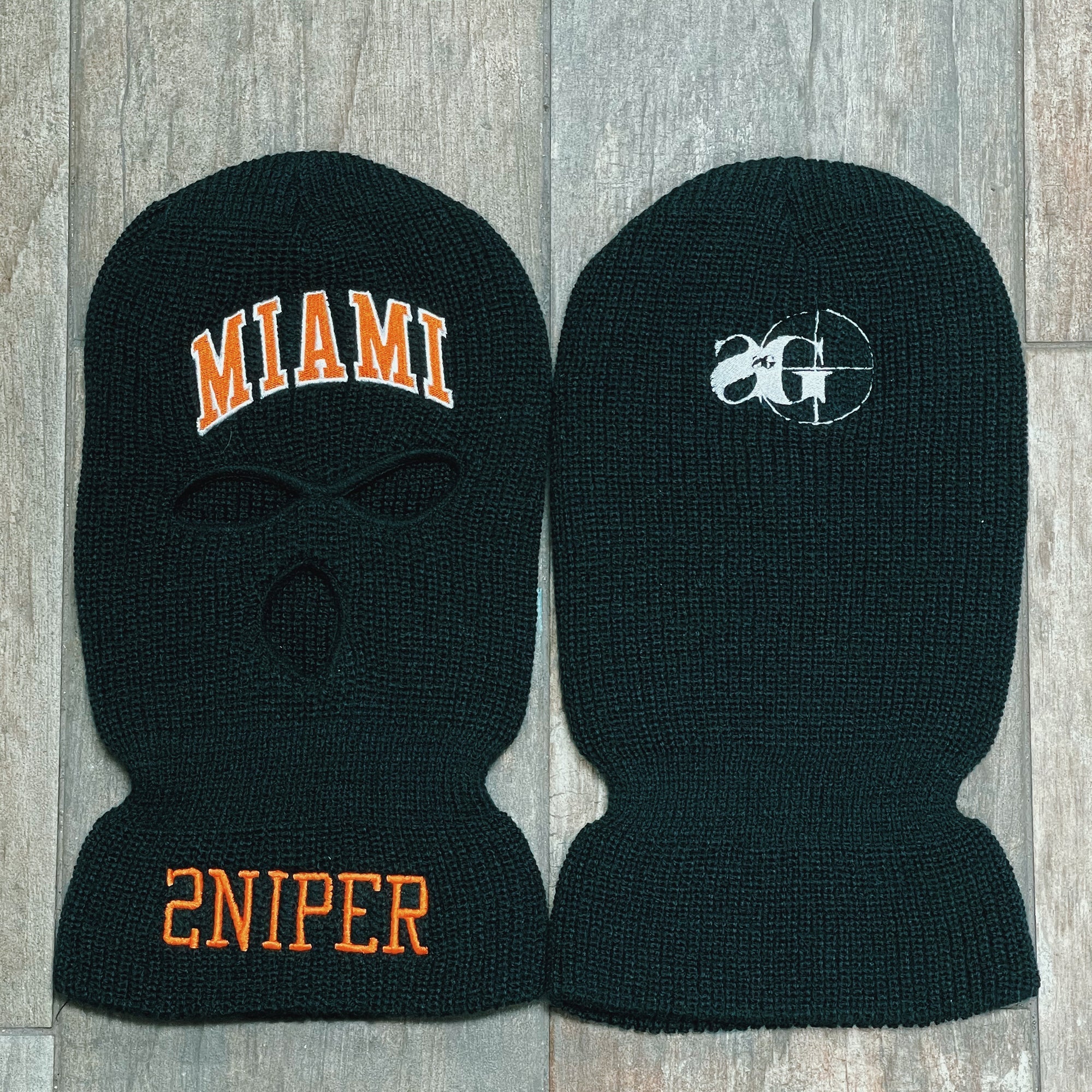 MIAMI Ski Mask (Canes - Forest Green)