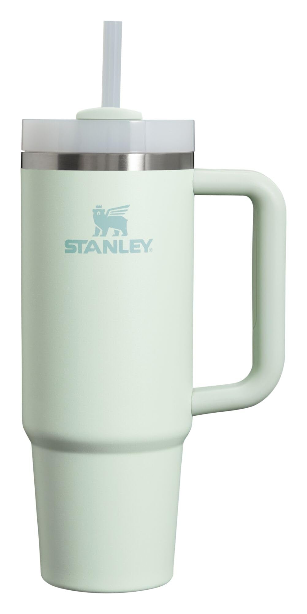 STANLEY Quencher H2.0 Tumbler with Handle and Straw 14 oz | Flowstate 3-Position Lid | Cup Holder Compatible for Travel | Insulated Stainless Steel Cup | BPA-Free | Azure