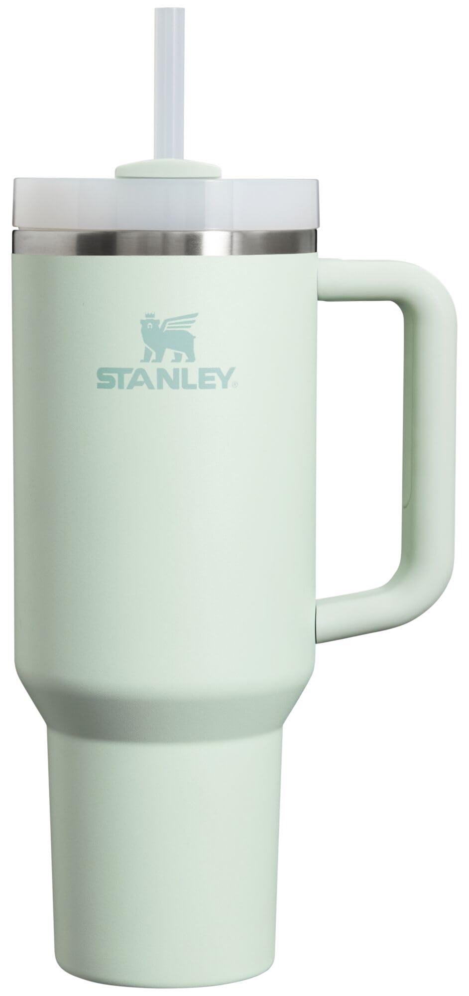 STANLEY Quencher H2.0 Tumbler with Handle and Straw 14 oz | Flowstate 3-Position Lid | Cup Holder Compatible for Travel | Insulated Stainless Steel Cup | BPA-Free | Azure