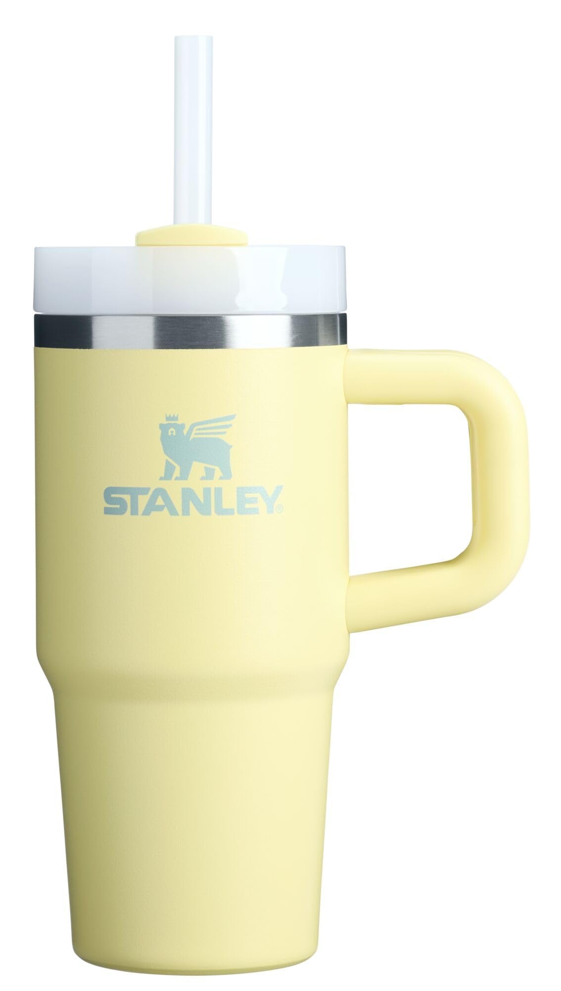STANLEY Quencher H2.0 Tumbler with Handle and Straw 14 oz | Flowstate 3-Position Lid | Cup Holder Compatible for Travel | Insulated Stainless Steel Cup | BPA-Free | Azure
