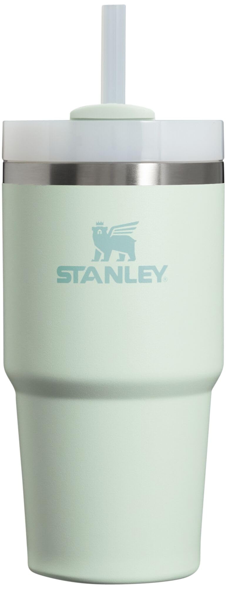 STANLEY Quencher H2.0 Tumbler with Handle and Straw 14 oz | Flowstate 3-Position Lid | Cup Holder Compatible for Travel | Insulated Stainless Steel Cup | BPA-Free | Azure