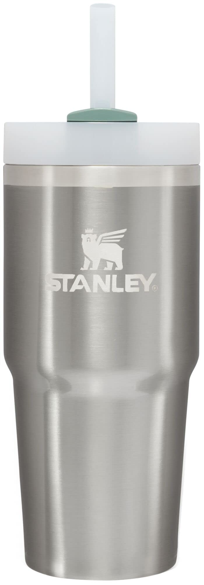STANLEY Quencher H2.0 Tumbler with Handle and Straw 14 oz | Flowstate 3-Position Lid | Cup Holder Compatible for Travel | Insulated Stainless Steel Cup | BPA-Free | Azure