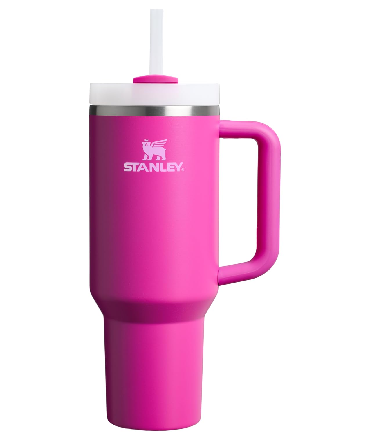 STANLEY Quencher H2.0 Tumbler with Handle and Straw 14 oz | Flowstate 3-Position Lid | Cup Holder Compatible for Travel | Insulated Stainless Steel Cup | BPA-Free | Azure