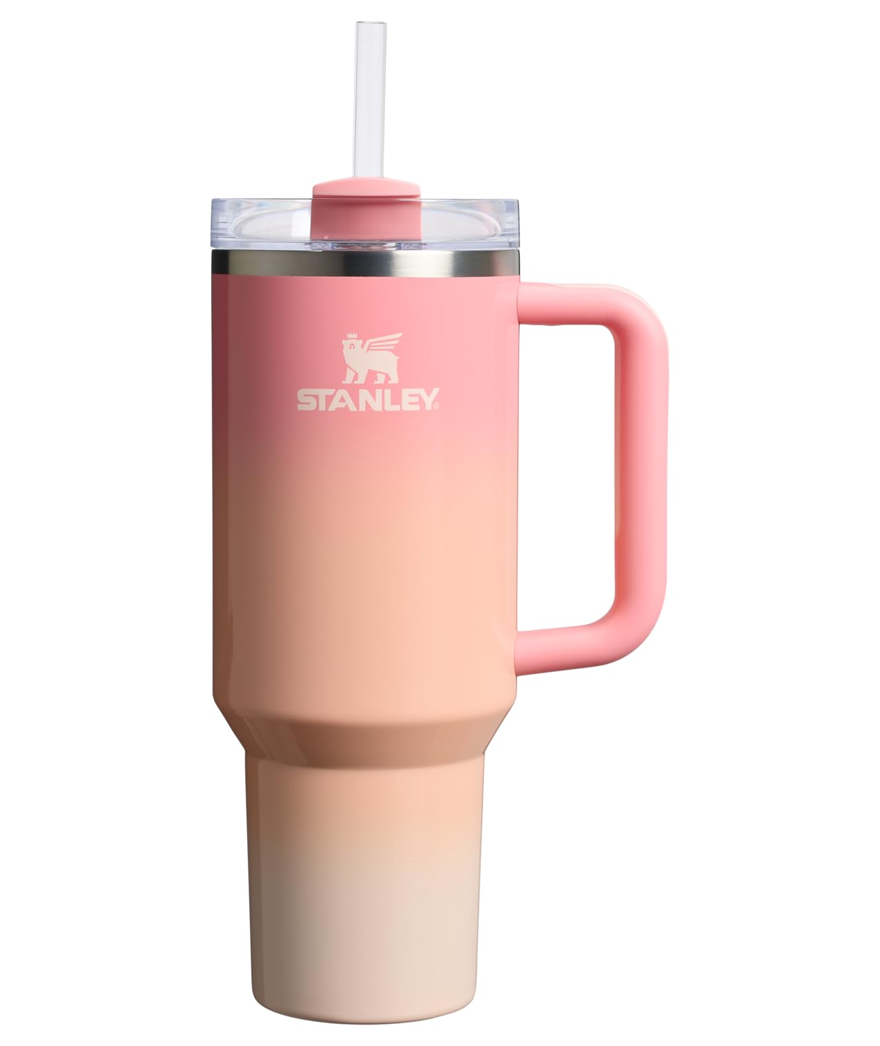 STANLEY Quencher H2.0 Tumbler with Handle and Straw 14 oz | Flowstate 3-Position Lid | Cup Holder Compatible for Travel | Insulated Stainless Steel Cup | BPA-Free | Azure