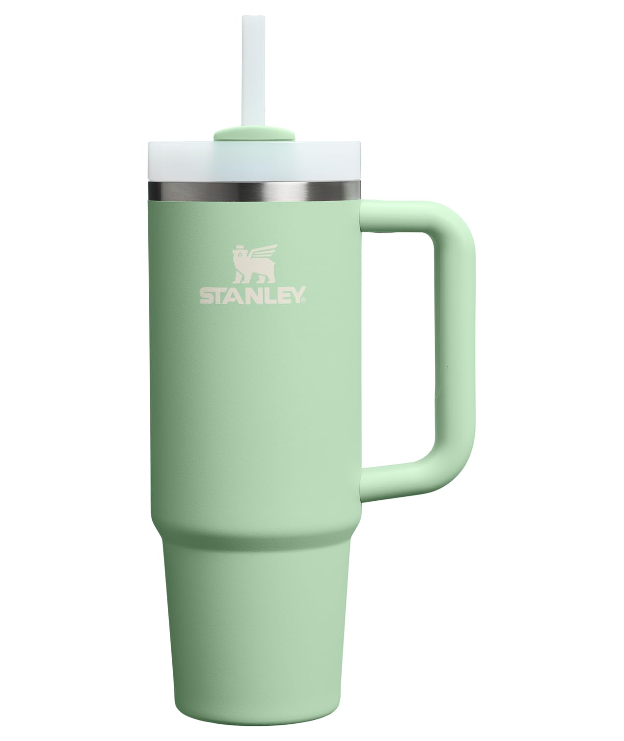 STANLEY Quencher H2.0 Tumbler with Handle and Straw 14 oz | Flowstate 3-Position Lid | Cup Holder Compatible for Travel | Insulated Stainless Steel Cup | BPA-Free | Azure