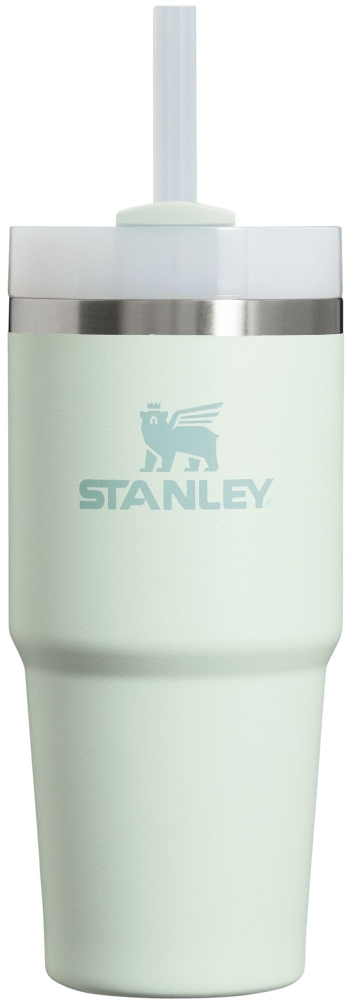 STANLEY Quencher H2.0 Tumbler with Handle and Straw 14 oz | Flowstate 3-Position Lid | Cup Holder Compatible for Travel | Insulated Stainless Steel Cup | BPA-Free | Azure