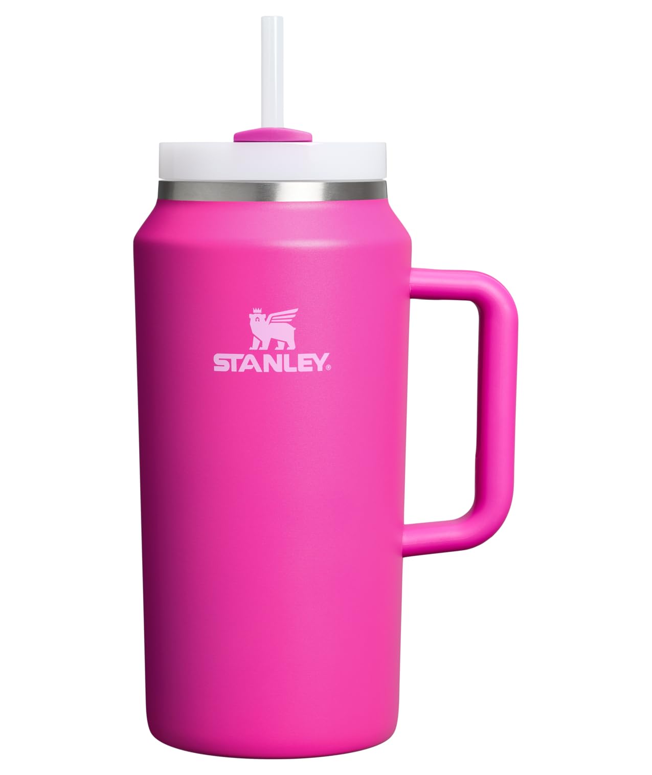 STANLEY Quencher H2.0 Tumbler with Handle and Straw 14 oz | Flowstate 3-Position Lid | Cup Holder Compatible for Travel | Insulated Stainless Steel Cup | BPA-Free | Azure