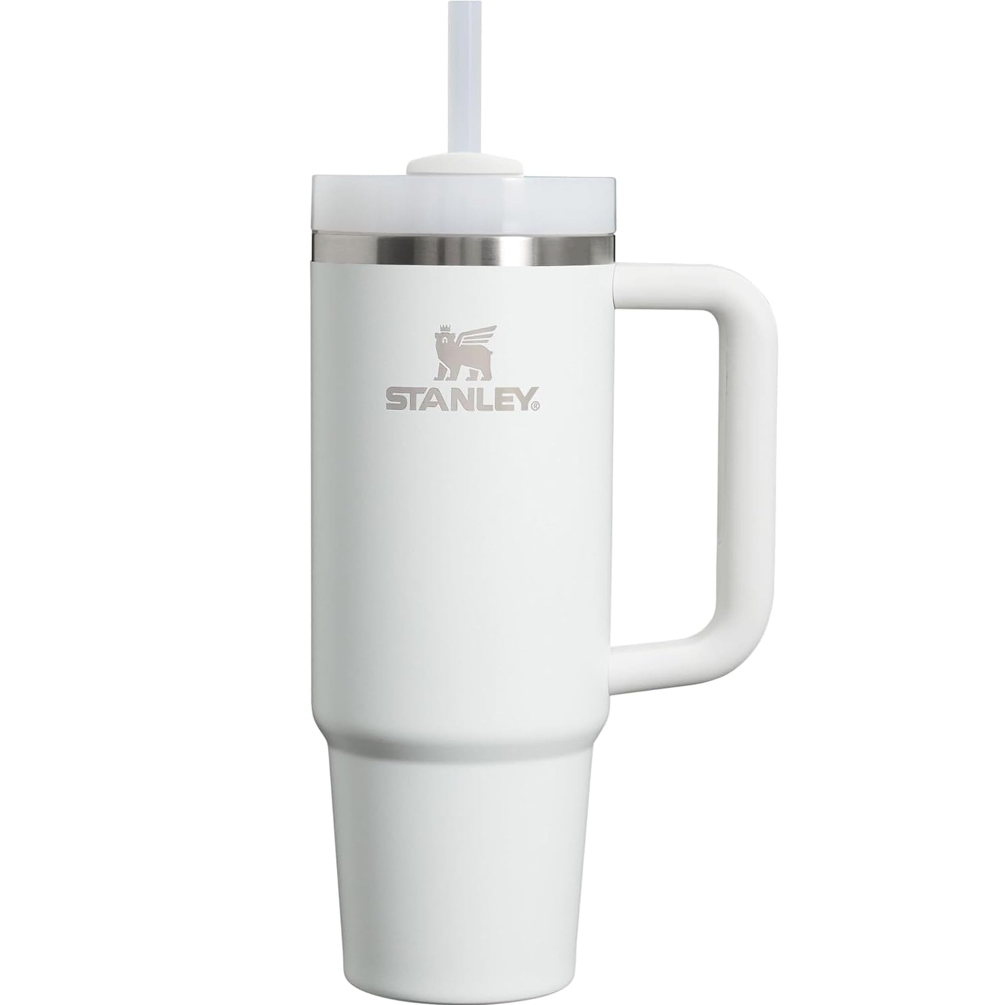 STANLEY Quencher H2.0 Tumbler with Handle and Straw 14 oz | Flowstate 3-Position Lid | Cup Holder Compatible for Travel | Insulated Stainless Steel Cup | BPA-Free | Azure