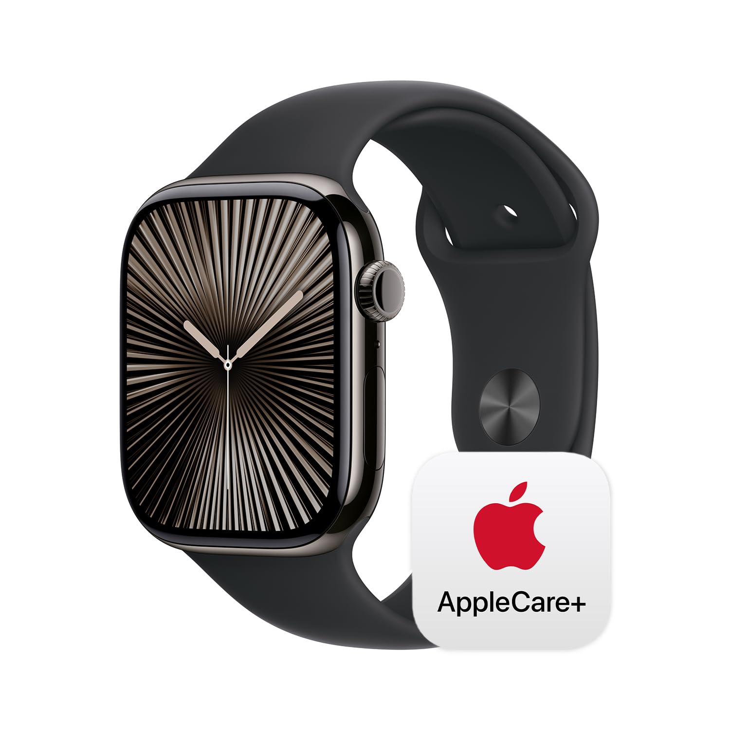 Apple Watch Series 10 [GPS 42mm case] Smartwatch with Rose Gold Aluminium Case with Light Blush Sport Band - S/M. Fitness Tracker, ECG App, Always-On Retina Display, Water Resistant