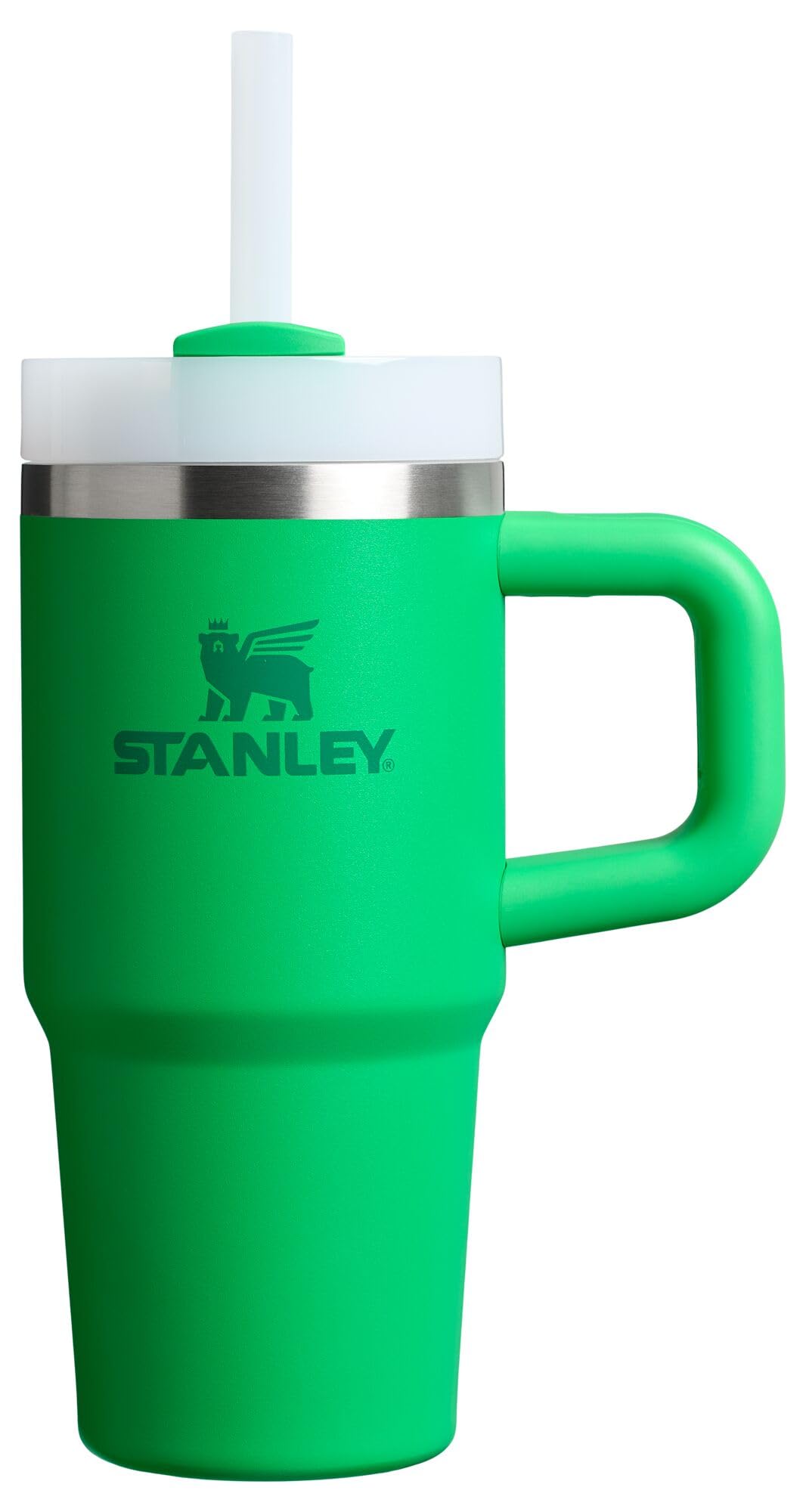 STANLEY Quencher H2.0 Tumbler with Handle and Straw 14 oz | Flowstate 3-Position Lid | Cup Holder Compatible for Travel | Insulated Stainless Steel Cup | BPA-Free | Azure