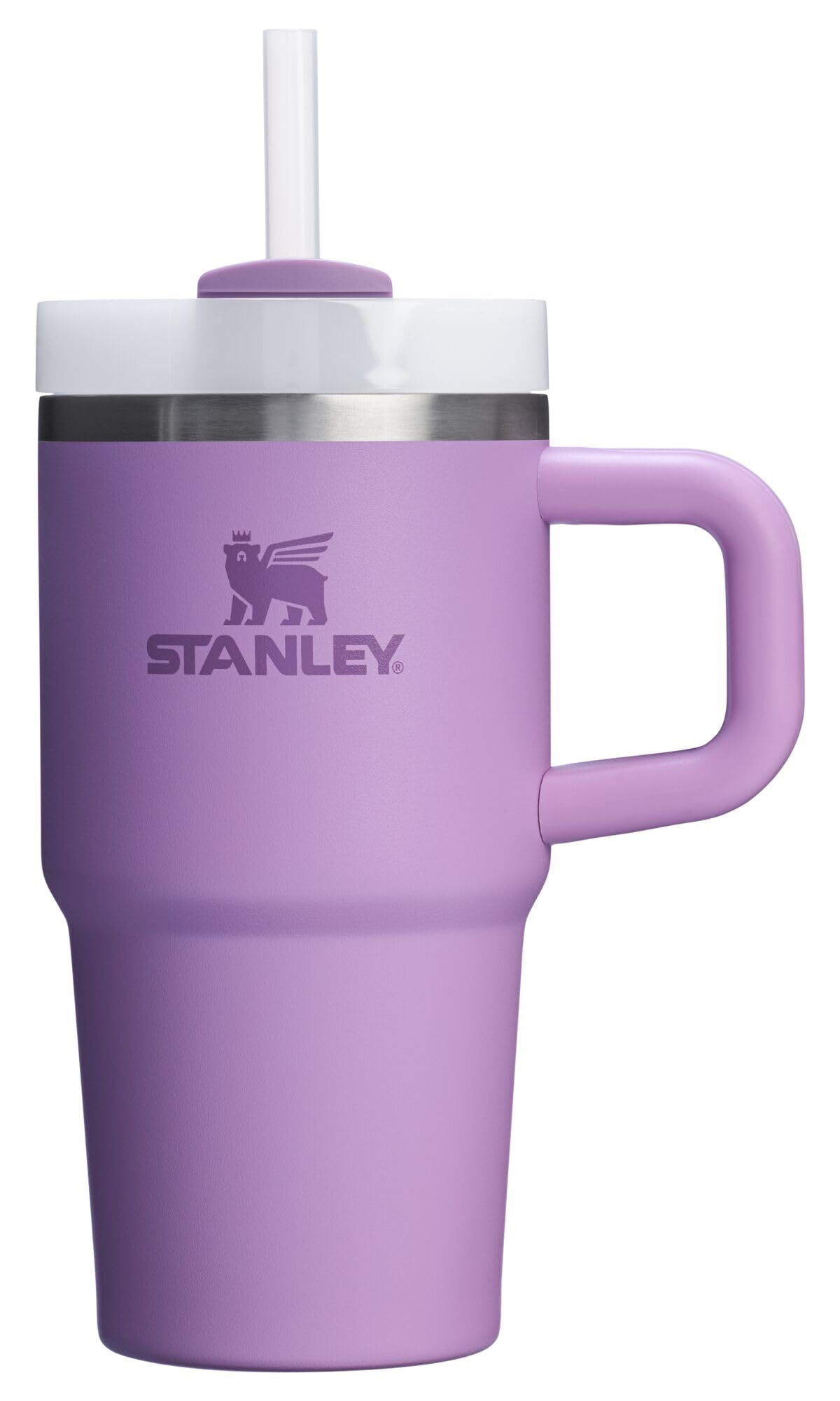 STANLEY Quencher H2.0 Tumbler with Handle and Straw 14 oz | Flowstate 3-Position Lid | Cup Holder Compatible for Travel | Insulated Stainless Steel Cup | BPA-Free | Azure