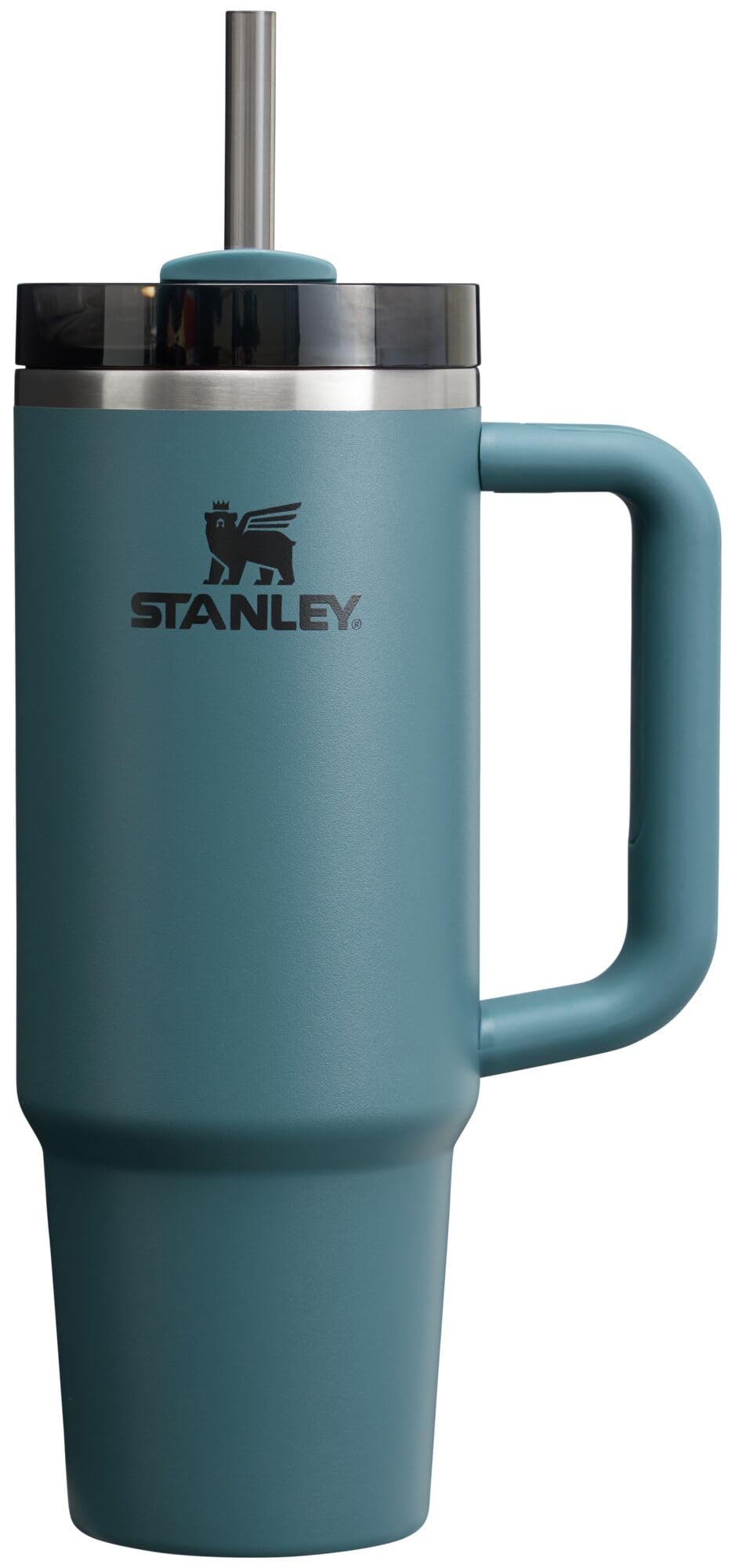 STANLEY Quencher H2.0 Tumbler with Handle and Straw 14 oz | Flowstate 3-Position Lid | Cup Holder Compatible for Travel | Insulated Stainless Steel Cup | BPA-Free | Azure