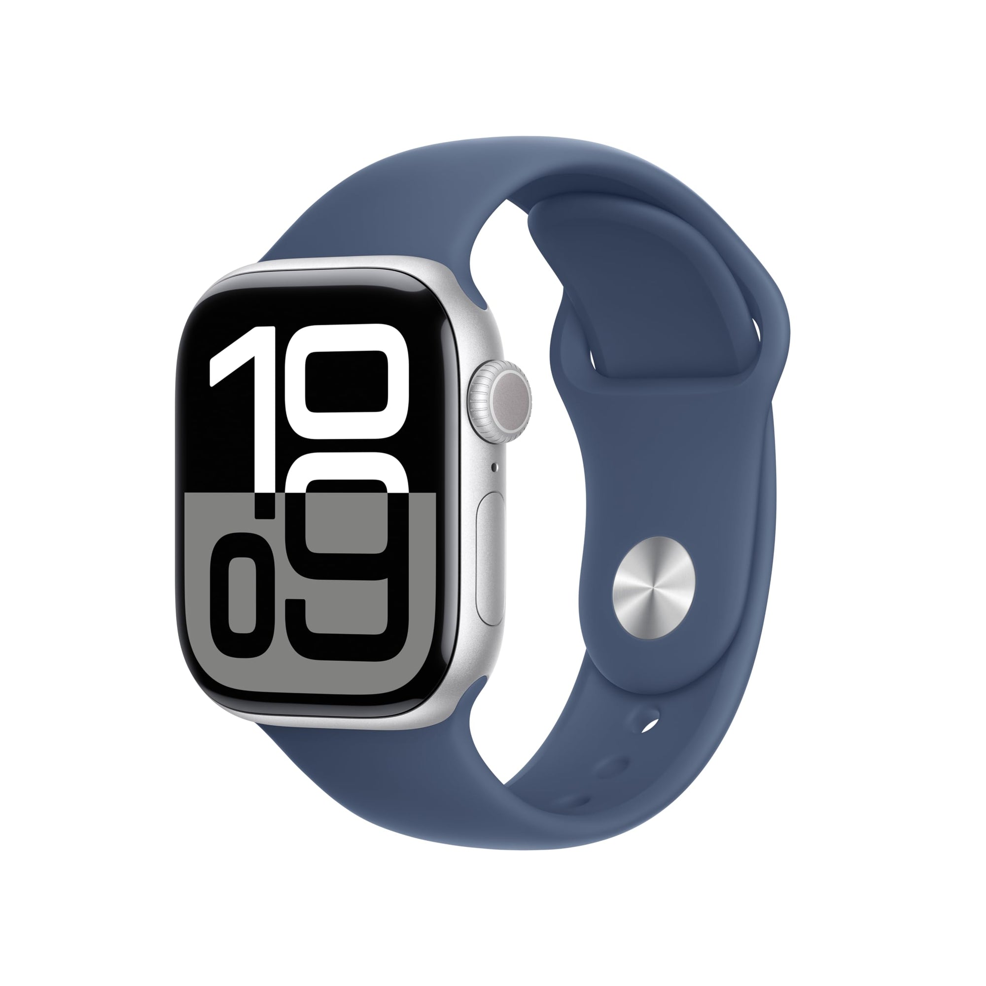 Apple Watch Series 10 [GPS 42mm case] Smartwatch with Rose Gold Aluminium Case with Light Blush Sport Band - S/M. Fitness Tracker, ECG App, Always-On Retina Display, Water Resistant