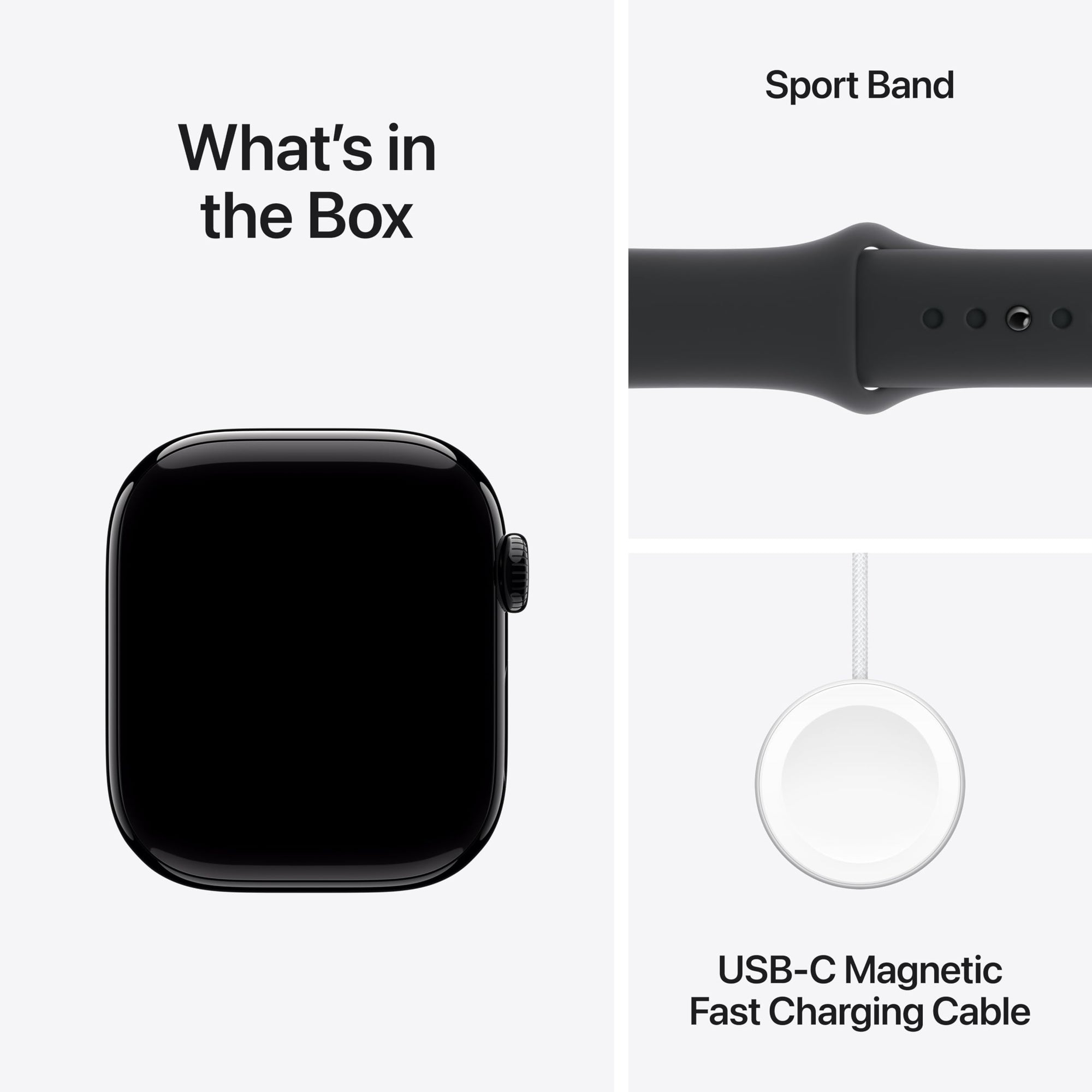 Apple Watch Series 10 [GPS 42mm case] Smartwatch with Rose Gold Aluminium Case with Light Blush Sport Band - S/M. Fitness Tracker, ECG App, Always-On Retina Display, Water Resistant