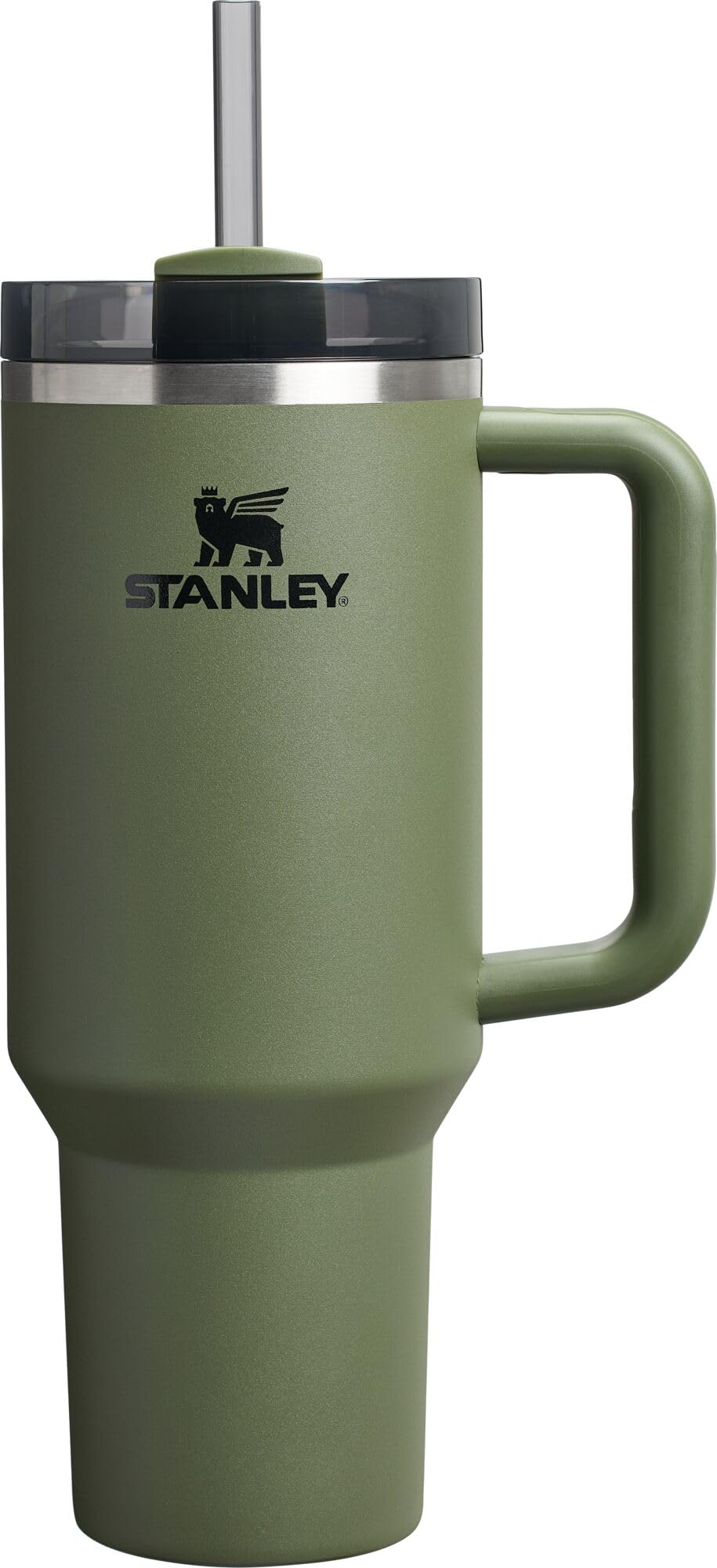STANLEY Quencher H2.0 Tumbler with Handle and Straw 14 oz | Flowstate 3-Position Lid | Cup Holder Compatible for Travel | Insulated Stainless Steel Cup | BPA-Free | Azure