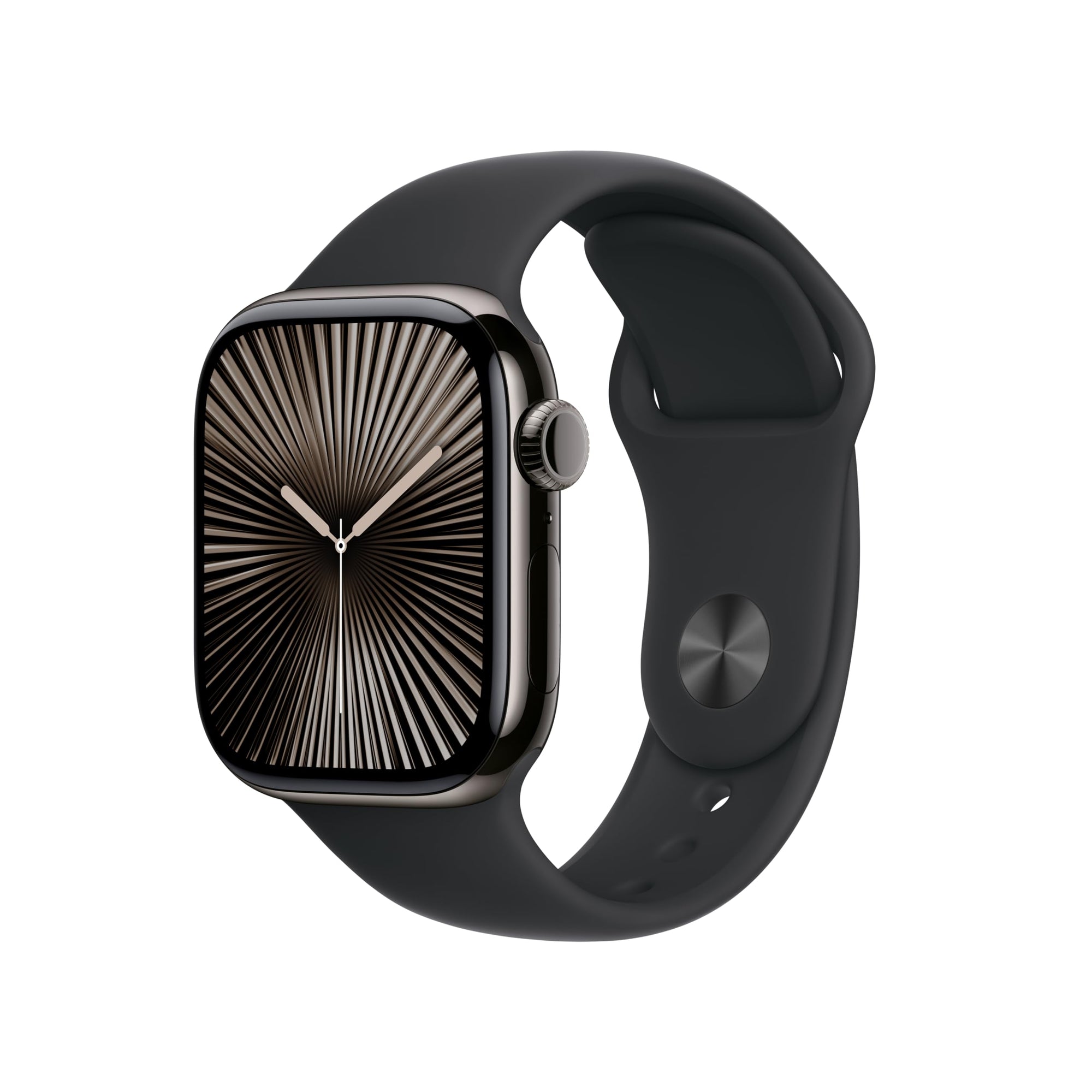 Apple Watch Series 10 [GPS 42mm case] Smartwatch with Rose Gold Aluminium Case with Light Blush Sport Band - S/M. Fitness Tracker, ECG App, Always-On Retina Display, Water Resistant
