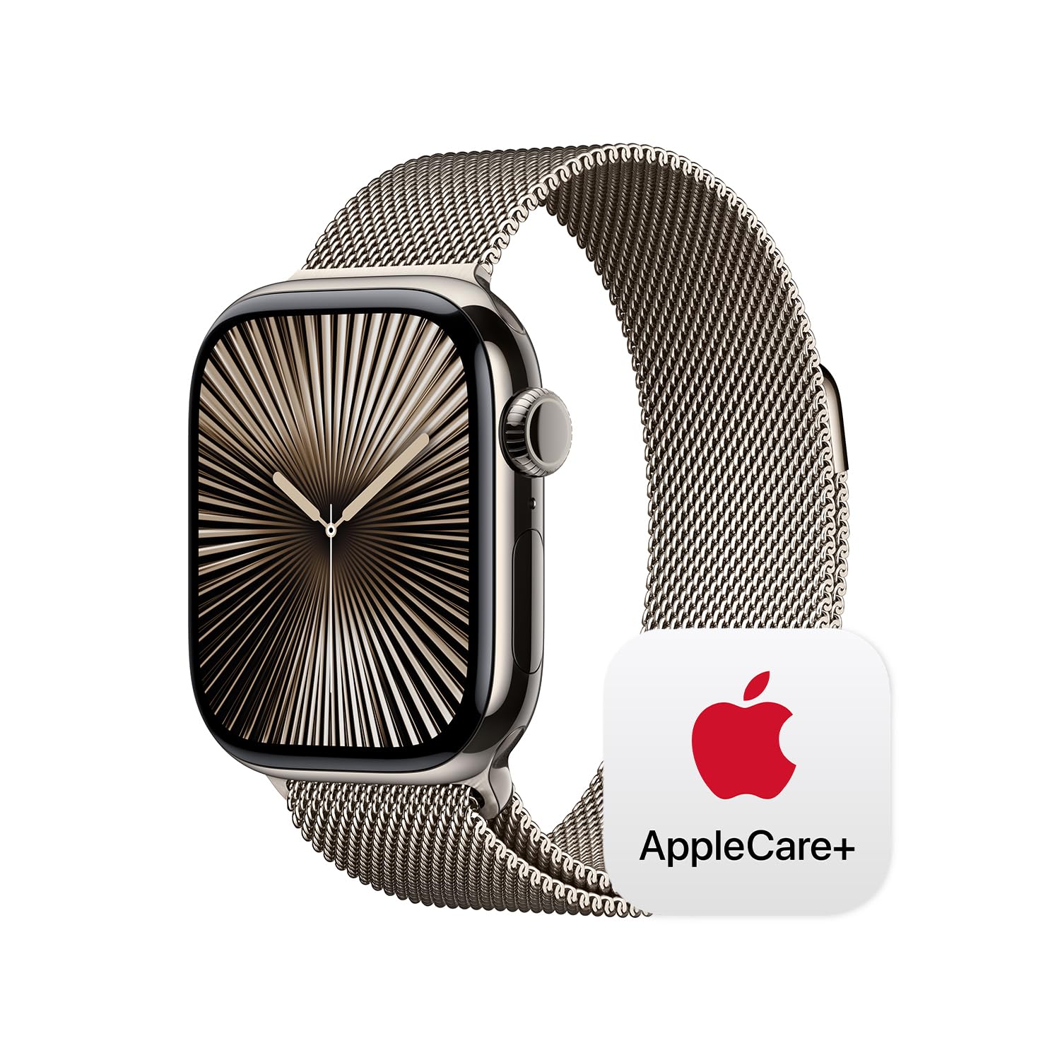 Apple Watch Series 10 [GPS 42mm case] Smartwatch with Rose Gold Aluminium Case with Light Blush Sport Band - S/M. Fitness Tracker, ECG App, Always-On Retina Display, Water Resistant