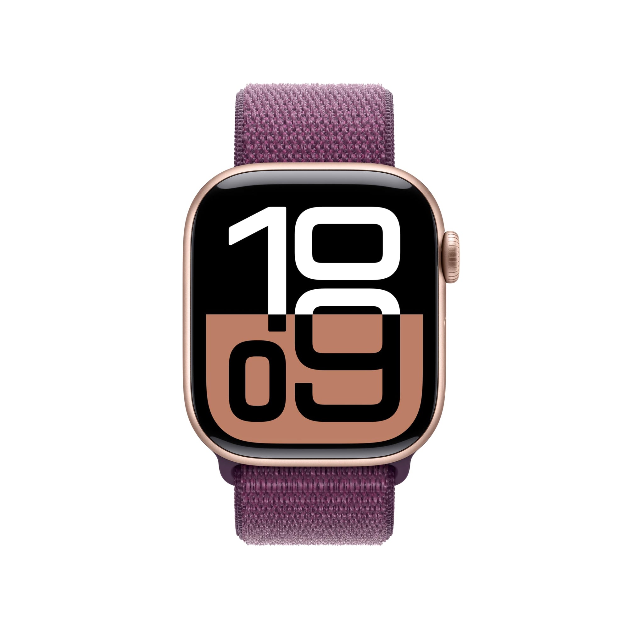 Apple Watch Series 10 [GPS 42mm case] Smartwatch with Rose Gold Aluminium Case with Light Blush Sport Band - S/M. Fitness Tracker, ECG App, Always-On Retina Display, Water Resistant