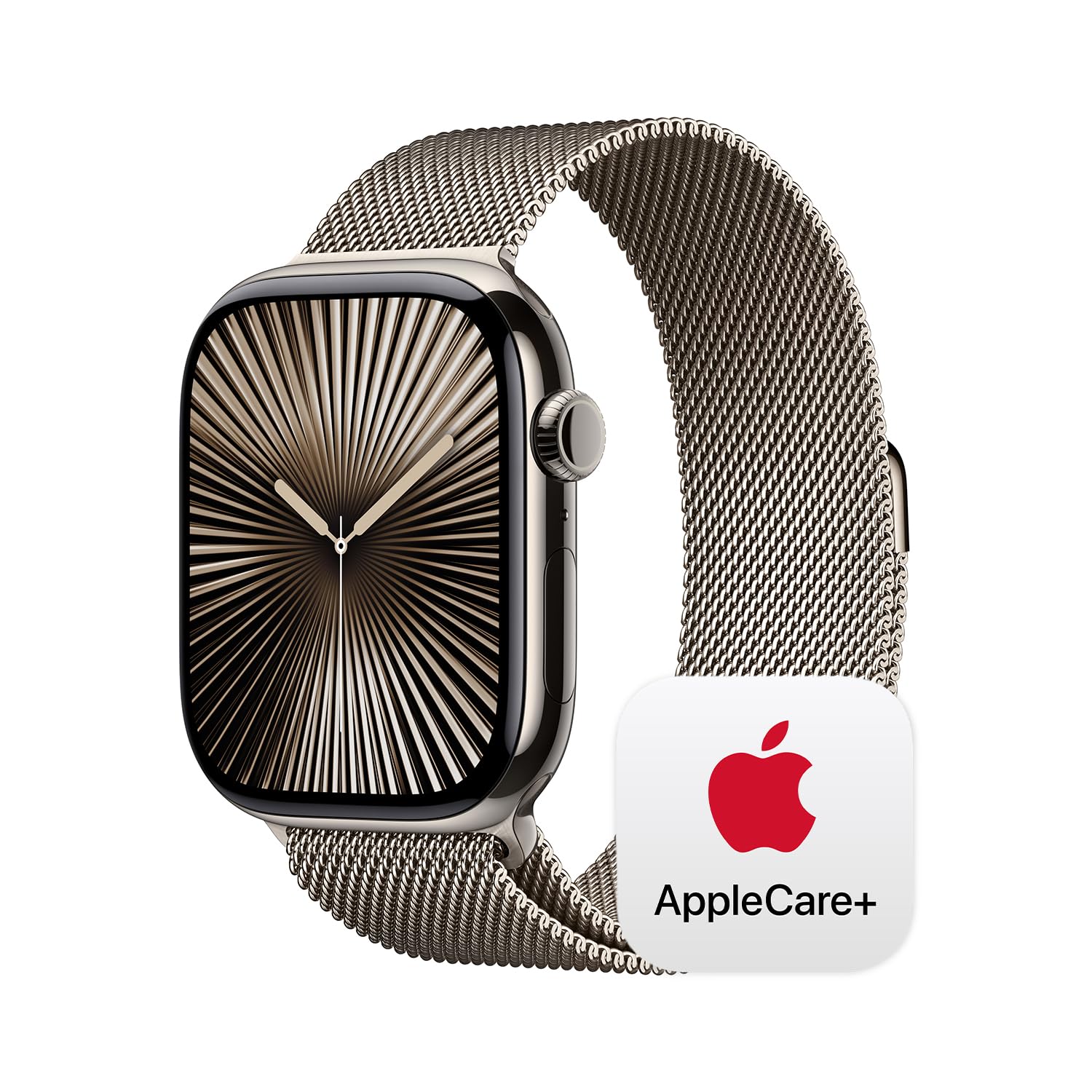Apple Watch Series 10 [GPS 42mm case] Smartwatch with Rose Gold Aluminium Case with Light Blush Sport Band - S/M. Fitness Tracker, ECG App, Always-On Retina Display, Water Resistant