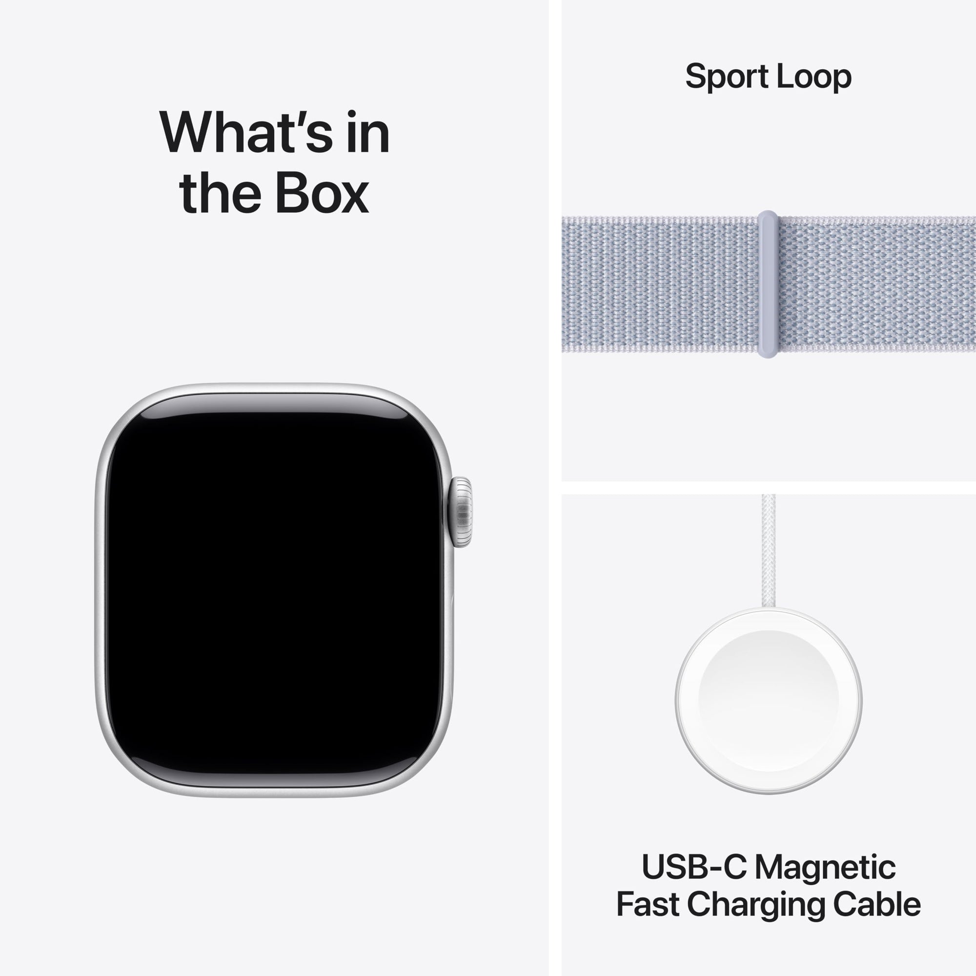 Apple Watch Series 10 [GPS 42mm case] Smartwatch with Rose Gold Aluminium Case with Light Blush Sport Band - S/M. Fitness Tracker, ECG App, Always-On Retina Display, Water Resistant