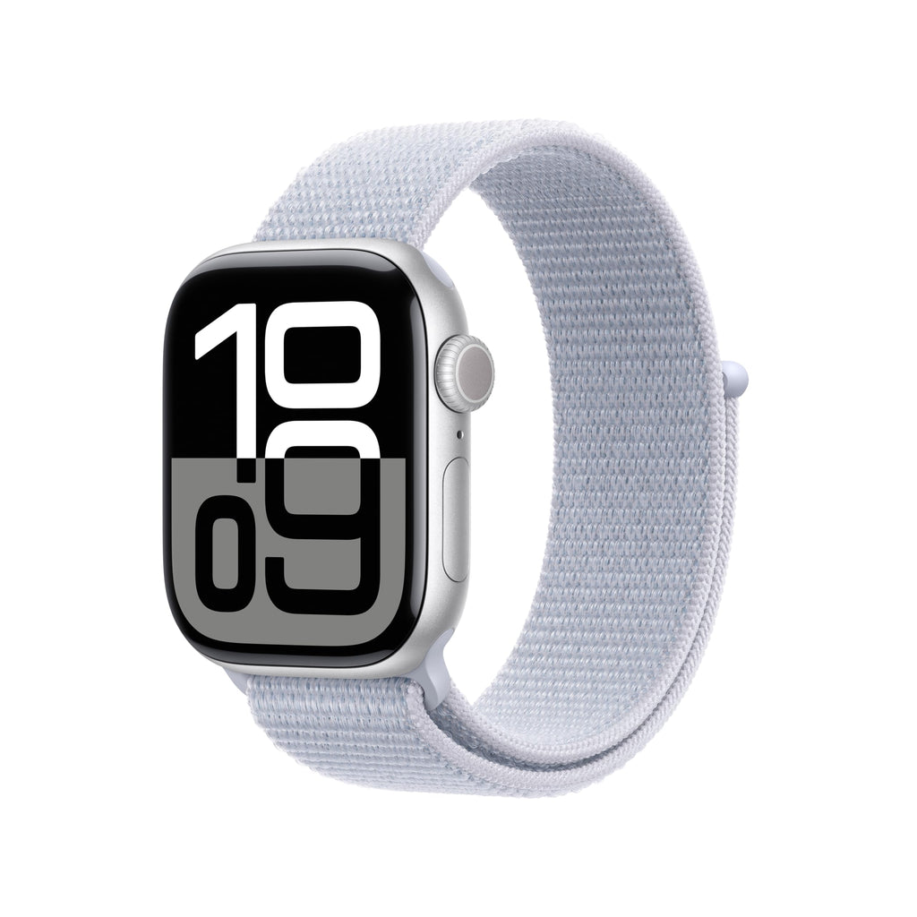 Apple Watch Series 10 [GPS 42mm case] Smartwatch with Rose Gold Aluminium Case with Light Blush Sport Band - S/M. Fitness Tracker, ECG App, Always-On Retina Display, Water Resistant