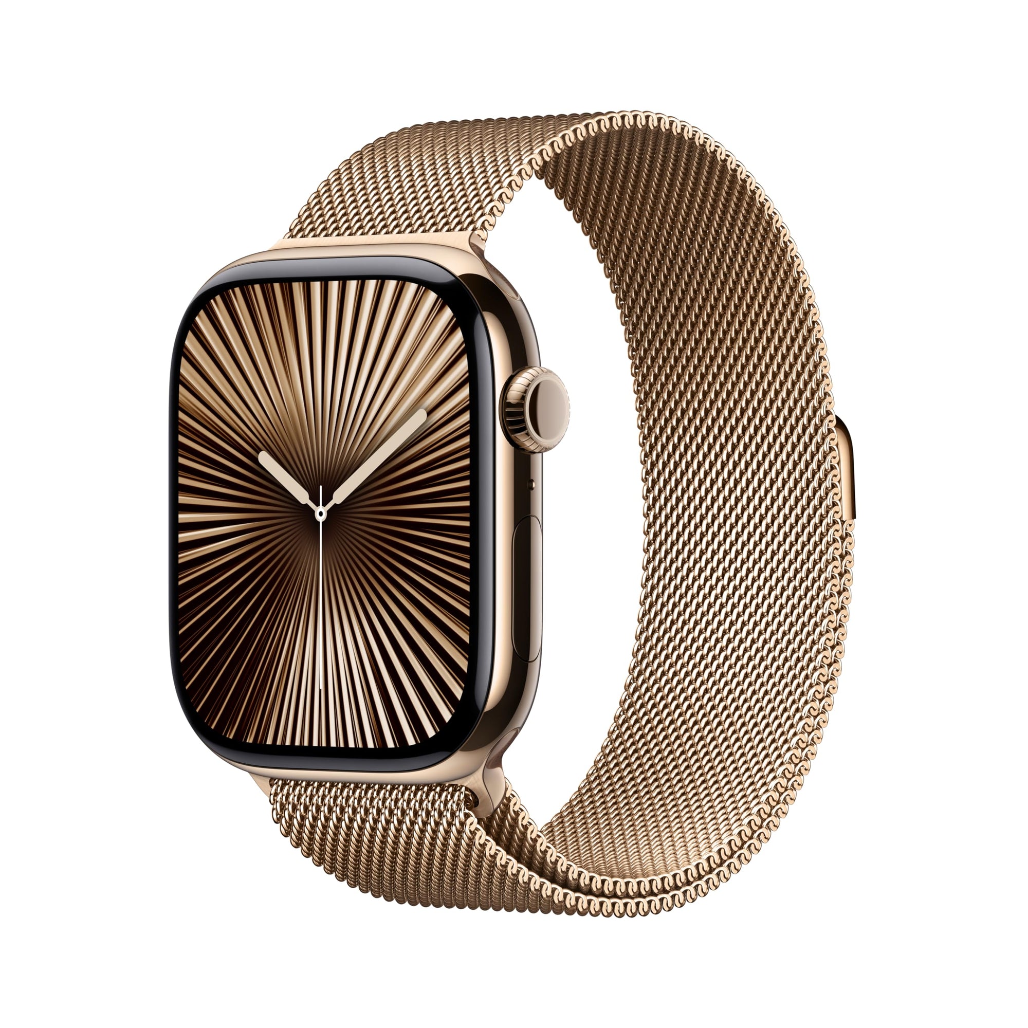 Apple Watch Series 10 [GPS 42mm case] Smartwatch with Rose Gold Aluminium Case with Light Blush Sport Band - S/M. Fitness Tracker, ECG App, Always-On Retina Display, Water Resistant