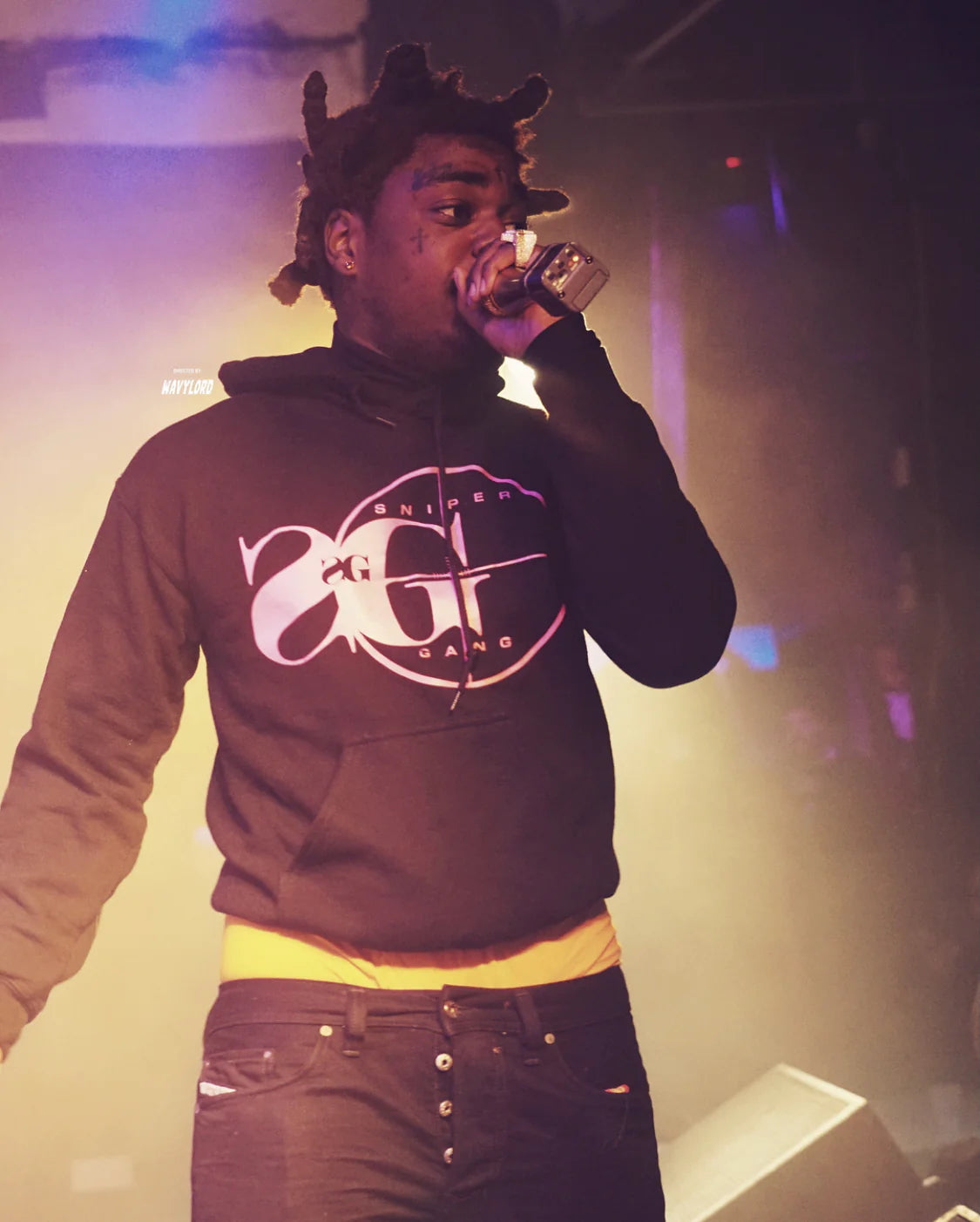 Hoodie: Sniper Gang Logo (Deluxe - Black)